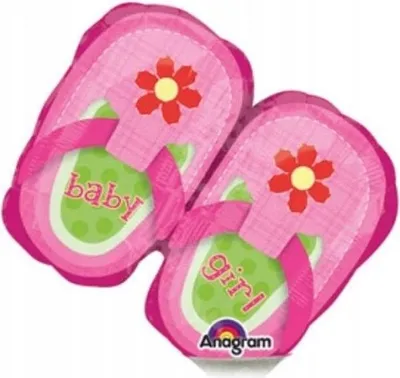Produktbild von Folienballon Baby Girl, 35 cm, 1 Stk.