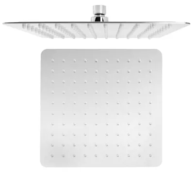 Imagen del producto de Sapho, cabezal de ducha de techo, modelo RAINFALL, 250x250 mm, acero inoxidable pulido