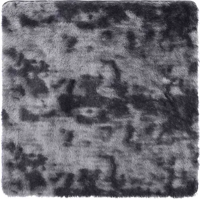 Obrázek produktu pro Koberec Shaggy s vysokým vlasem NAVARRA tmavě šedý 120x120 cm