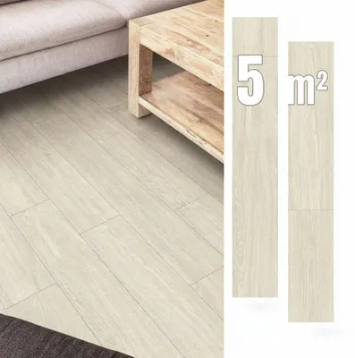 Produktbild von Selbstklebende Vinylpaneele 5 m² HELLBRAUN Dielen PARKETT Wasserfest