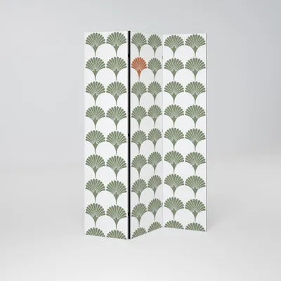 Produktbild von SpaceRebels Paravent Raumteiler - 3-teilig Raumtrenner, Druck 1-Seite - Raumtrenner - Trennwand Wohnung - Room Divider - Spanische Wand Deko Modern Sichtschutz