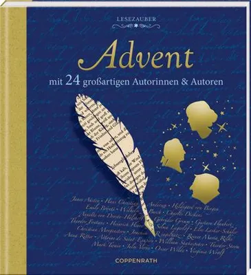 Obrázek produktu pro Adventskalenderbuch zum Aufschneiden - Advent mit 24 großartigen Autorinnen und Autoren