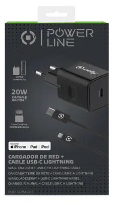 Immagine prodotto di Cavo Micro USB Celly PLTC1C20WLIGHT Nero