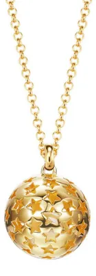 Produktbild von Esprit Damen Kette Collier Silber Gold Galaxy ESNL93173B700