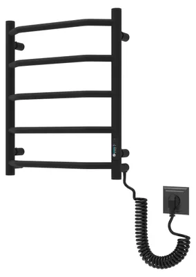 Zdjęcie produktu dla ELNA Trapezium 5 Grzejnik łazienkowy elektryczny 93W 500x420 mm czarny