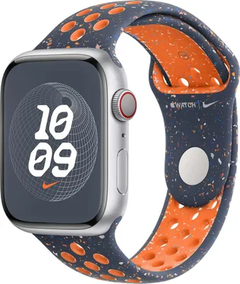 Productafbeelding van Apple Nike Sport Band voor de Apple Watch | 44/45/46/49 mm - Maat M/L - Blue Flame