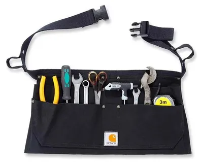 Image de Tablier court Carhartt A09 Firm Duck 106668, couleur : noir, taille : XXL