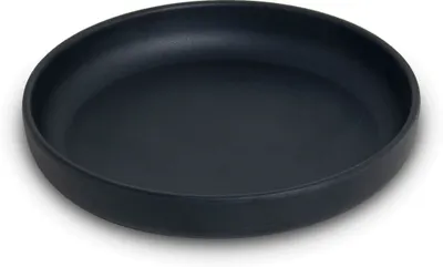 Produktbild von [ Melamin MATT SCHWARZ ] Teller / Essteller / Geschirr / Ø 18cm