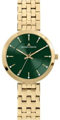 Obrázok produktu pre Jacques Lemans Hodinky Milano Gold Green