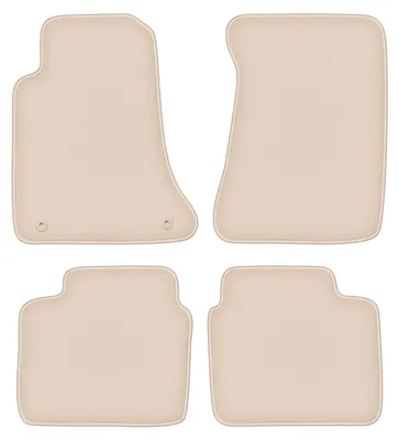 Produktbild von DURBAN Beige Velours-Fußmatten-Set für Opel Omega A Limousine, Kombi (1986-1994)