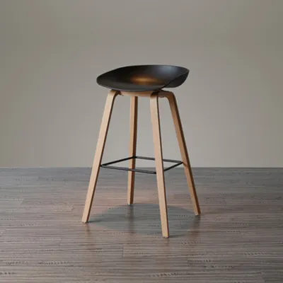 Produktbild von 360Home Café Barhocker Restaurant Stuhl gewerbliche Möbel Schwarz
