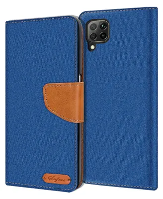 Obrázek produktu pro Kryt mobilního telefonu Huawei P40 Lite pouzdro Wallet Flip Case Ochranný kryt Fabric Cover