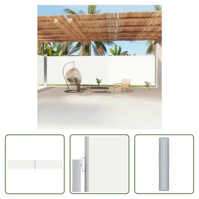 Zdjęcie produktu dla Wysuwana markiza boczna Living Store Cream 220x1200 cm