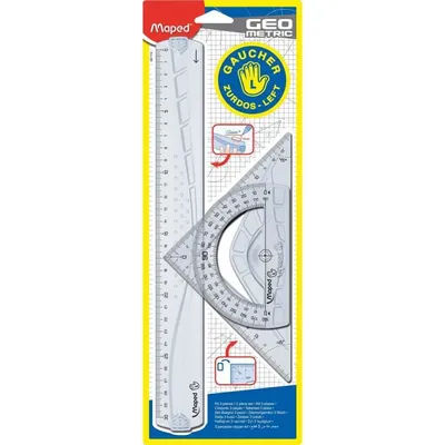 Image de MAPED Ensemble géométrique corde/cou/angle pour gaucher