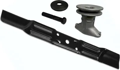 Immagine prodotto di Lama per tosaerba da 50,5 cm + supporto + vite per Viking MB 253.1 T, MB 253.1