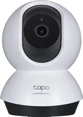 Zdjęcie produktu dla TP-Link Tapo C220, Kamera bezpieczeństwa IP, Wewnętrzna, Bezprzewodowy, Biurko, Biały, Czarny, Kulisty