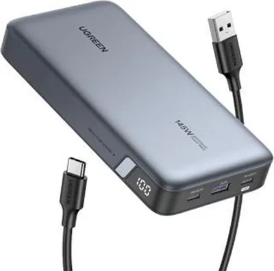 Produktbild von Ugreen PB205 25000 mAh 145 W 2xUSB-C 1xUSB-A Powerbank Grau