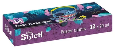 Produktbild von Plakatmalfarben 12 Farben 20 ml Stitch Coolpack Colorino