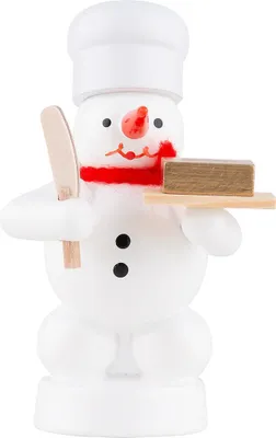 Zdjęcie produktu dla Miniaturowa figurka bałwanka z masłem wysokość 8cm NOWOŚĆ
