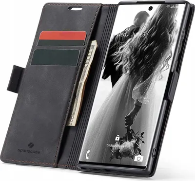 Immagine prodotto di Custodia per telefono con patta SPACECASE Wallet per Galaxy Note 20 Ultra Black