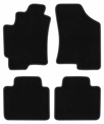 Productafbeelding van Velours automatten voor Hyundai Elantra III 2000-2006 (sedan) – 4-delig, zwart, op maat – Wielganizator BASIC