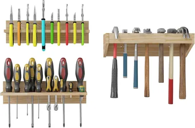 Produktbild von Wandregal 3 Stücke, für Werkzeug, Wandmontage, für Werkstatt