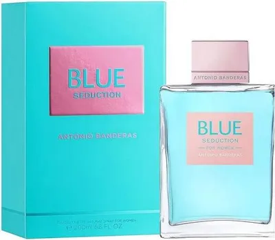 Immagine prodotto di Antonio Banderas Blue Seduction Per Donne Eau de Toilette, 200 ml