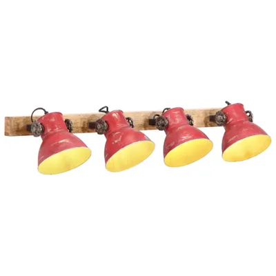Obrázok produktu pre Nástenná lampa 25 W šmuhovaná červená 90x25 cm E27