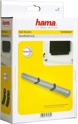 Productafbeelding van Universele wandbeugel voor soundbar, zwart