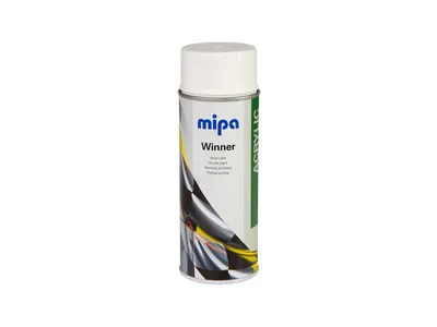 Produktbild von Mipa Autolack Gewinner Acryllack Weiß Glanz 400 ml