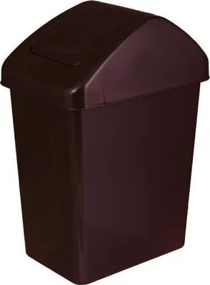 Produktbild von Branq Abfalleimer mit Scharnierdeckel 25l - braun