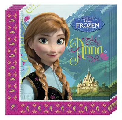 Produktbild von Servietten Frozen, 33x33cm, 20 Stück