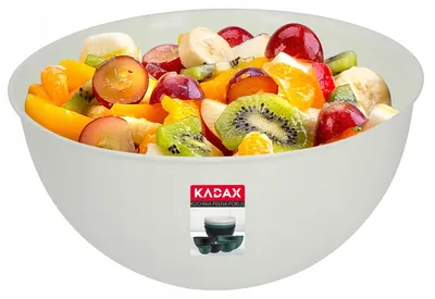 Zdjęcie produktu dla KADAX miska Kuchenna Plastikowa Do Sałatek 3 L Kremowa