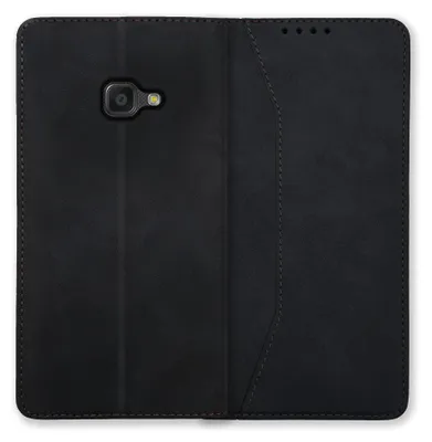 Produktbild von Bookstyle 'Premium' Schutzhülle Klapphülle Schutztasche Etui Cover für Samsung Galaxy Xcover 4 - Schwarz