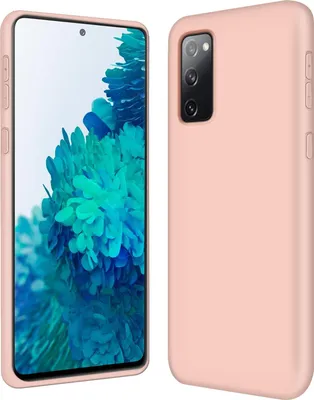 Zdjęcie produktu dla Etui na telefon Samsung Galaxy S20 FE silikonowo-żelowe etui na telefon komórkowy, różowe