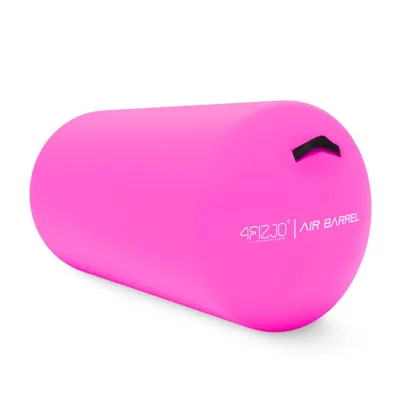 Produktbild von 4FIZJO Air Barrel Gymnastikrolle, aufblasbar, PVC, inkl. Pumpe, Trainingsrolle, Rosa