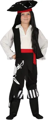Produktbild von Piraten Kapitäns-Kostüm für Jungen L 10-12 Jahre (130-140 cm)