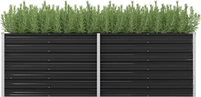 Zdjęcie produktu dla vidaXL vidaXL - Sadzarka - podwyższona - 240x80x77 - cm - ocynkowana - stal - antracyt