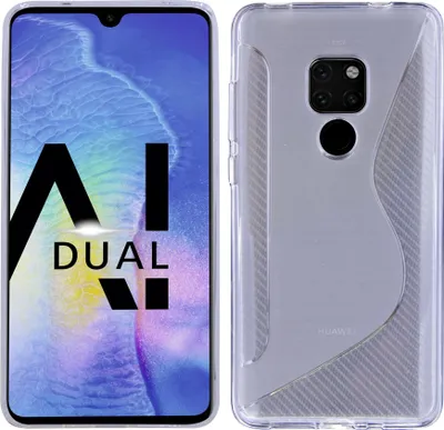 Image de Huawei Mate 20 Housse silicone S-Line Cover Case Bumper Transparent