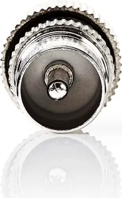 Produktbild von Nedis IEC (Coax) Stecker - Gerade - Stecker - Vernickelt - 75 Ohm - Schraube - Kabeleingangsdurchmesser: 7.0 mm - Metall - Silber - 2 Stück - Box