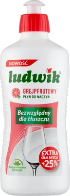 Zdjęcie produktu dla Ludwik, Płyn do mycia naczyń, grejfrut, 450 ml