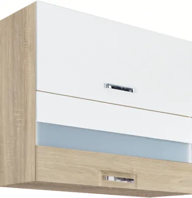 Obrázek produktu pro PREMIO 41G – Horní skříňka 80 cm s 2 Klappen, béžový vysoký lesk