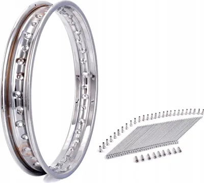 Produktbild von 18 Zoll Felge + Speichenkit für WSK 125/175 Motorräder