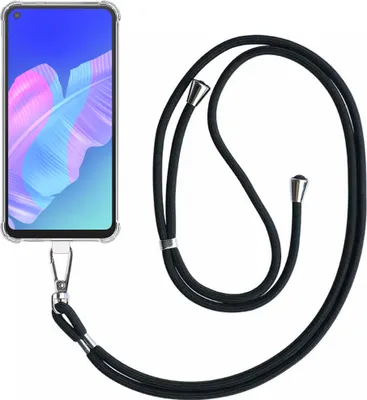 Image de Smartphonica Etui pour téléphone portable Huawei P40
  Lite E - Y7P Transparent Antichoc avec cordon universel détachable
  Lanière pour téléphone - Coque arrière en silicone antichoc avec lanière