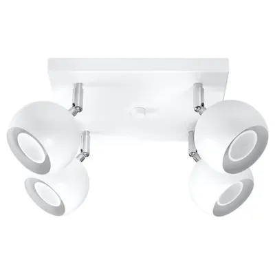 Zdjęcie produktu dla Lampa sufitowa OCULARE 4 Biała Sollux Lighting SL.0440