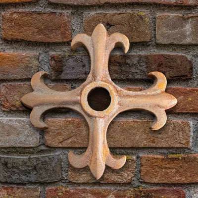 Produktbild von Maueranker, Kreuz, Gusseisen, Rostig