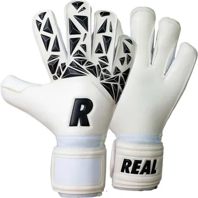Produktbild von Real Classico Pro Torwarthandschuhe - Schwarz / Weiß  | Größe: 8,5