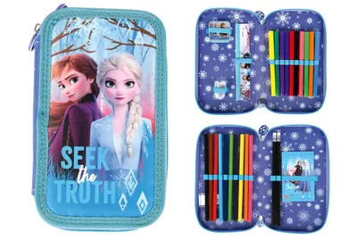 Zdjęcie produktu dla Disney Frozen / Królowa Lodu - piórnik dwupoziomowy z zawartością