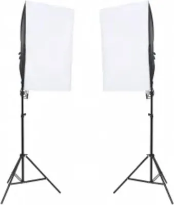Productafbeelding van vidaXL Fotostudio-set met verlichting en achtergrond