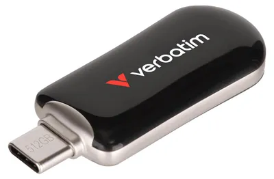 Produktbild von Verbatim 30227, 512 GB, USB Typ-C, 3.2 Gen 1 (3.1 Gen 1), 100 MB/s, Ohne Deckel, Schwarz
